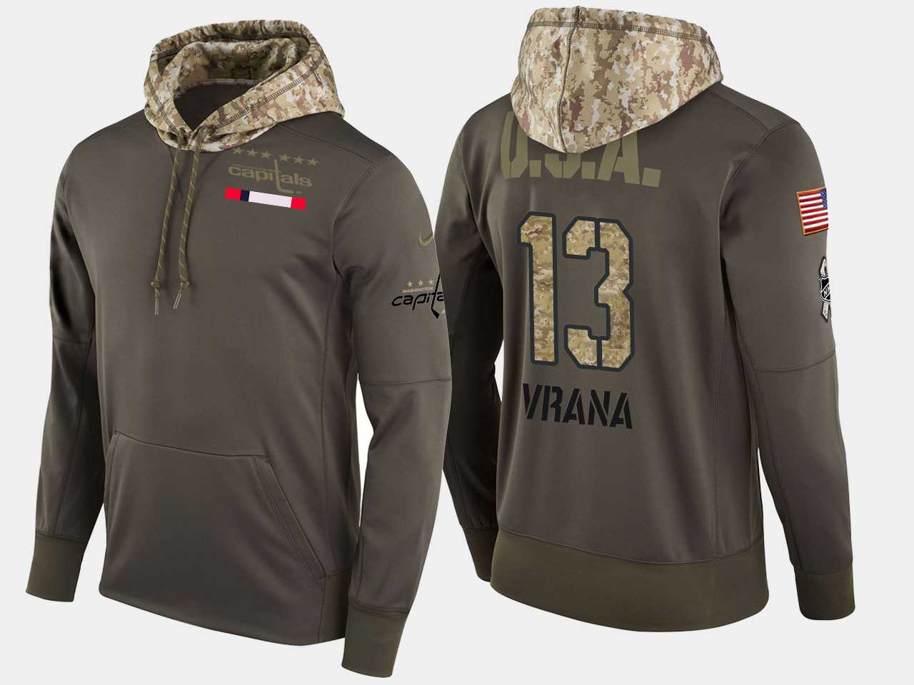 Nike Capitals 13 Jakub Vrana Olive Salute To Service Pullover Hoodie,We sell and wholesale Nike Capitals 13 Jakub Vrana Olive Salute To Service Pullover Hoodie on line form chian!